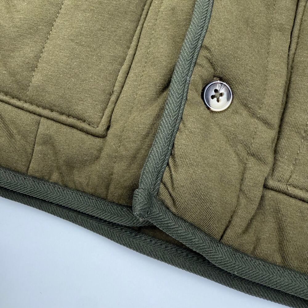Zara Olive Green Quilted Jacket - Picture 2 of 5